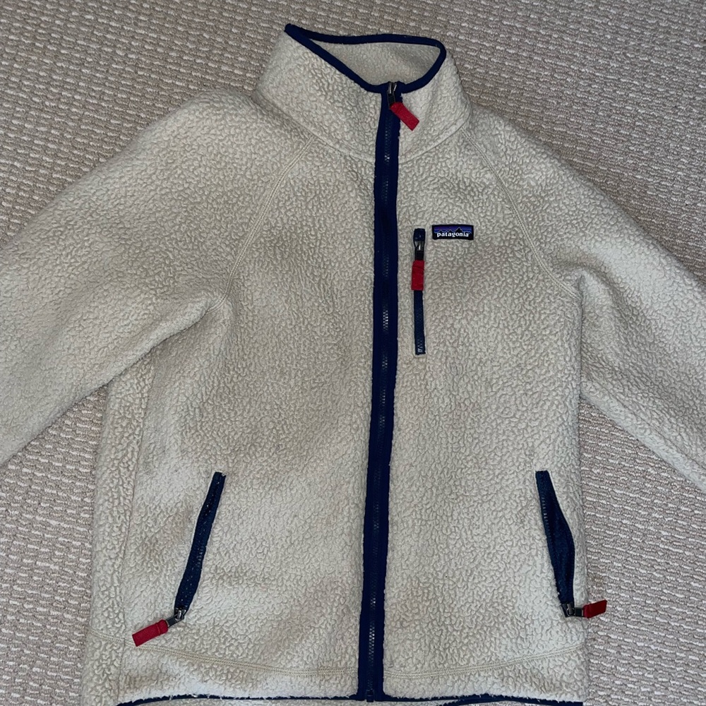 Patagonia fleece zip up jacket